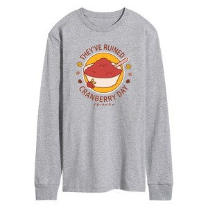 Men's - Friends - They've Ruined Cranberry Day Long Sleeve Graphic T-Shirt - 1 of 4