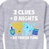 Boys' - Blue's Clues & You! - A Blue Christmas Graphic Long Sleeve Fleece Sweatshirt - 2 of 4