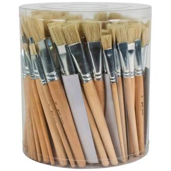 Charles Leonard Water Color Paint Brushes With Round Pointed Tip, # 6,  11/16, Camel Hair, Black Handle, 12 Per Pack, 6 Packs : Target