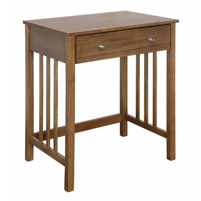 Breighton Home Repose Mission Style Desk with Slide-Out Keyboard Drawer