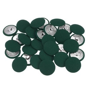 Unique Bargains Suit Dress Blouse Aluminum Fabric Cloth Covered Sewing Buttons 30 Pcs - 1 of 4