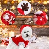 iMountek"Christmas Pet Costume Santa Outfit with Reindeer Antlers – Winter Clothes for Dogs & Cats XL"Red - 3 of 4