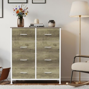 Kumasinova Dresser for Bedroom,Tall Chest of Drawers with Metal Frame and Wood Top,Storage Tower for Kid Room,Closet,Entryway,Nursery - 1 of 4