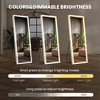 Musment 3 Color Lighting Mirror with LED Lights,  Lighted Floor Standing Mirror with Stand, Wall Mounted Hanging - 2 of 4