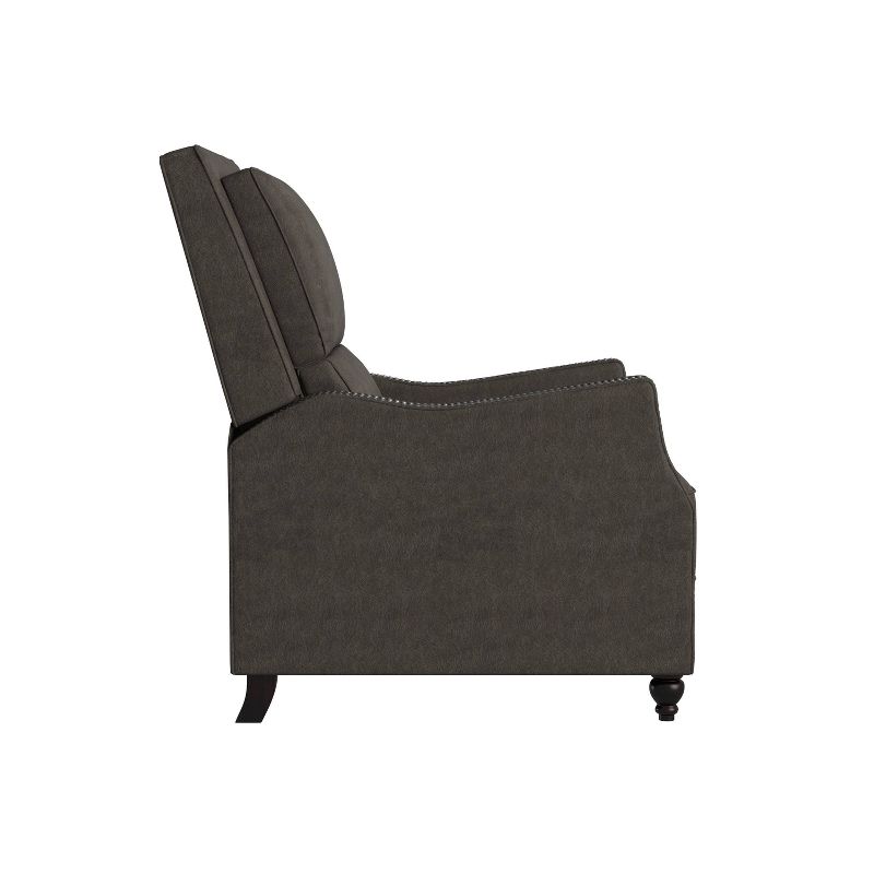 Lee Press-Back Recliner Chair Distressed Gray - ProLounger, 6 of 9