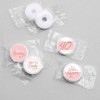 Big Dot of Happiness 40th Pink Rose Gold Birthday - Happy Birthday Party Round Candy Sticker Favors - Labels Fits Chocolate Candy (1 sheet of 108) - 3 of 4