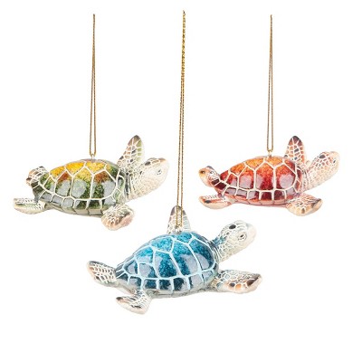 Gallerie II Cozumel Mini Sea turtle Christmas Xmas Ornament A/3