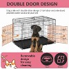 FDW Extra Large Dog Crate Dog Kennel Cage with Double Door,48 inch Folding Metal Wire Dog Cage with Removable Tray÷r Panel,Pet Crate for Large - 4 of 4
