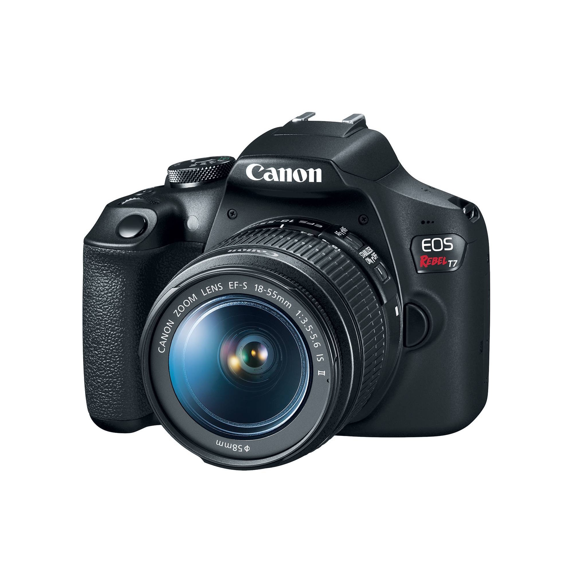 Canon EOS Rebel T7 EF-S 18-55mm IS II Kit: 24.1MP Digital SLR with Wi-Fi & 1080p HD Movie