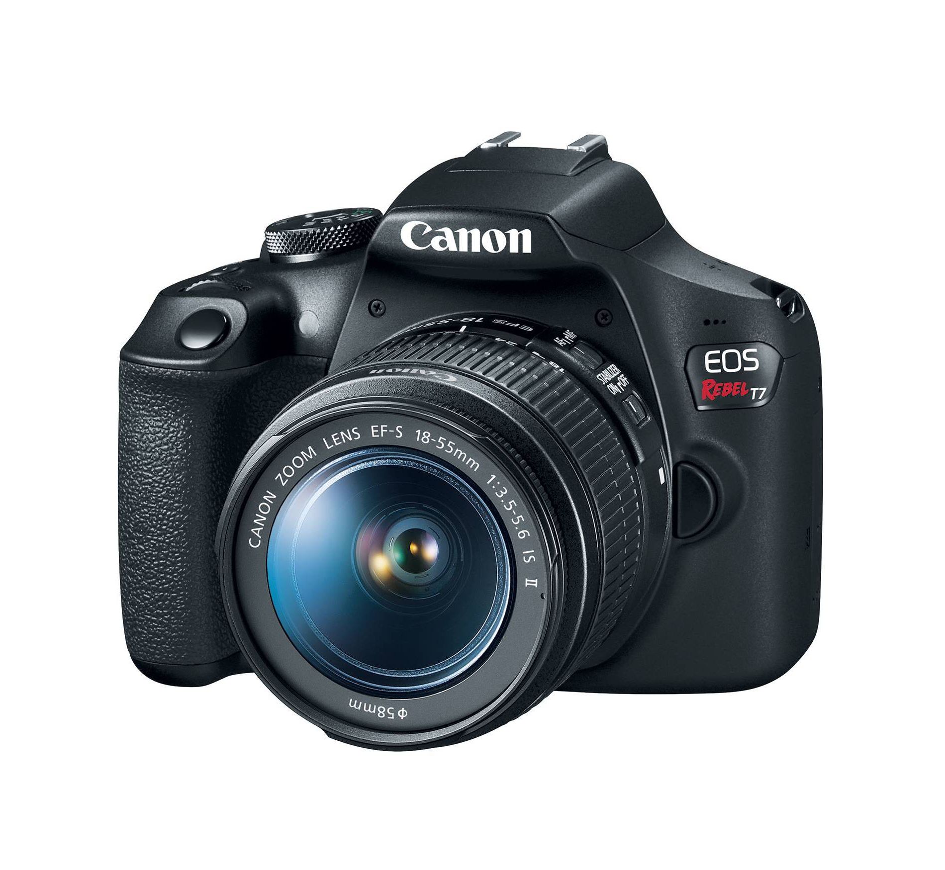 Canon EOS Rebel T7 EF-S 18-55mm IS II Kit: 24.1MP Digital SLR with Wi-Fi & 1080p HD Movie