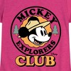Girls' - Disney - Little Explorers Club Fitted Short Sleeve Graphic T-Shirt - 2 of 4