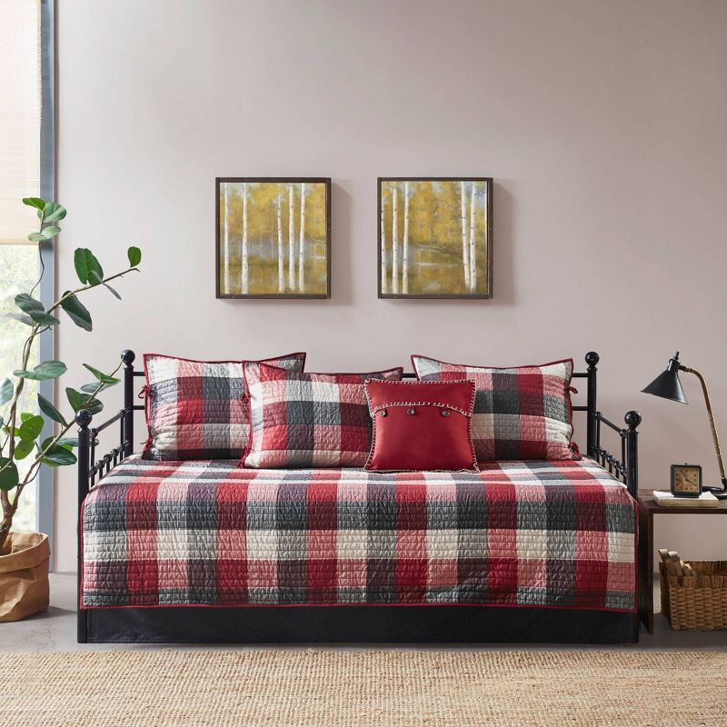 6pc Warren Reversible Daybed Cover Set - Red, 4 of 12