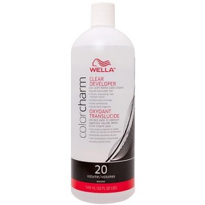 Wella Color Charm Clear Developer 20 volume / 6% Activator (32 oz XXL LITER)  - CLEAR - 1 of 4