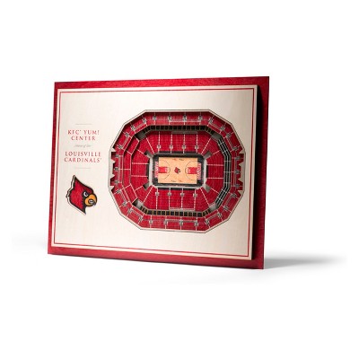 NCAA Louisville Cardinals 5-Layer Stadiumviews 3D Wall Art