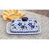 Blue Rose Polish Pottery M074 Manufaktura Butter DIsh - 3 of 3