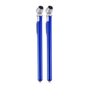Unique Bargains 10-100PSI Dual Head Truck Pen Tyre Tire Air Pressure Gauge Air Gauge 2 Pcs - 1 of 4