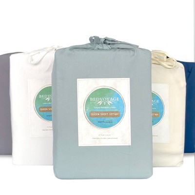 Stone Twin XL Bamboo Cotton Deep Pocket Sheet Set