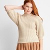 Women's Short Sleeve Crewneck Sweater - Future Collective - 3 of 3