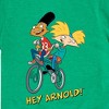 Boys' - Hey Arnold! - Arnold and Gerald on Bike Short Sleeve Graphic T-Shirt - 2 of 4