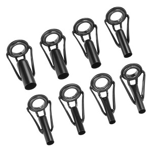 Unique Bargains Stainless Steel Ring Guide Fishing Rod Tip Repair Kits 8 Pcs - 1 of 4