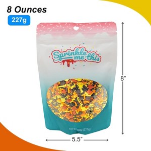 Sprinkle Me This – Autumn Foliage Fun – Assorted Fall Sprinkles with Autumn Nonpareils, Decorettes & Leaf Shapes - 1 of 4