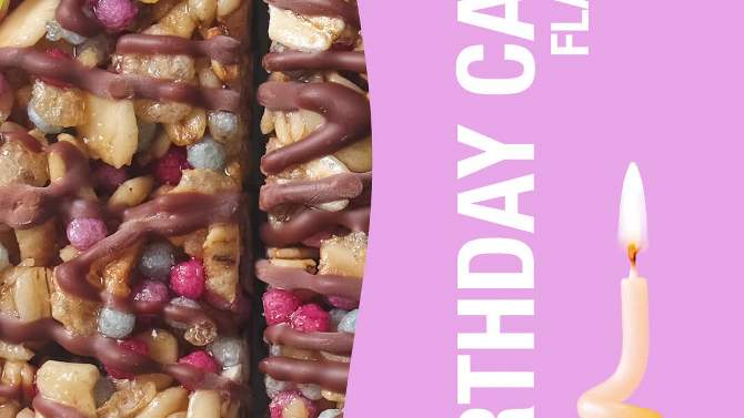 MadeGood Chocolate Dipped Granola Bar Birthday Cake - 5ct / 4.2oz, 5 of 9, play video