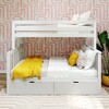 Max & Lily Bunk Bed with Ladder on End and Storage Drawers, Twin-Over-Full Bed Frame for Kids - 2 of 4