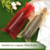 Unique Bargains Organza Drawstring Wine Bottle Wrapping Gift Bags 14.5" x 5.5" 20 Pcs - 3 of 4