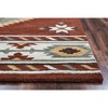 Alora Decor Ryder Southwest Medallion Rug Rust - 3 of 4