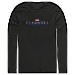 Men's Marvel Eternals Movie Logo Long Sleeve Shirt
