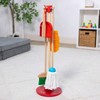 Dust Sweep Mop 6 - Piece Pretend Play Set,Broom and Mop Set,realistic wooden cleaning toys - 4 of 4