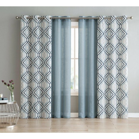 4 panel on sale curtains