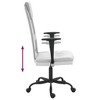 CLIHOME Breathable Mesh Office Chair, Ergonomic Desk Chair with Adjustable Height and Lumbar Support, Swivel Rolling Chair for Home and Office Use - 4 of 4