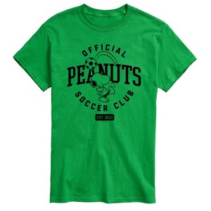Men's - Peanuts - Peanuts Soccer Club Short Sleeve Graphic T-Shirt - 1 of 4