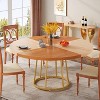 Tribesigns 47-inch Round Dining Table - 3 of 4