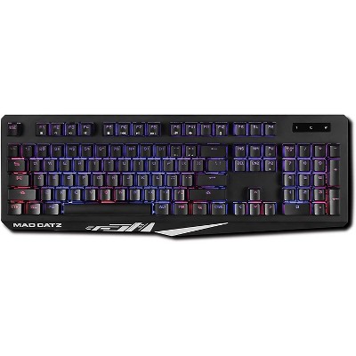 Mad Catz The Authentic S.T.R.I.K.E. 2 Membrane Gaming Keyboard, Black ( KS13MRUSBL00 )