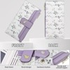 FATMOON Wallet for Women - Cute Long Flower Wallet, Lightweight, & Easy-Use ID Window Cash Purse Multi-Functional Design for Daily Use & Travel - 4 of 4