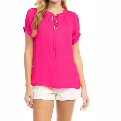Women's Harlone Frill Top - naked zebra