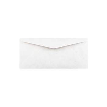JAM Paper #9 Tyvek Tear-Proof Envelopes 3.875 x 8.875 White 250/Box (2131080I) 