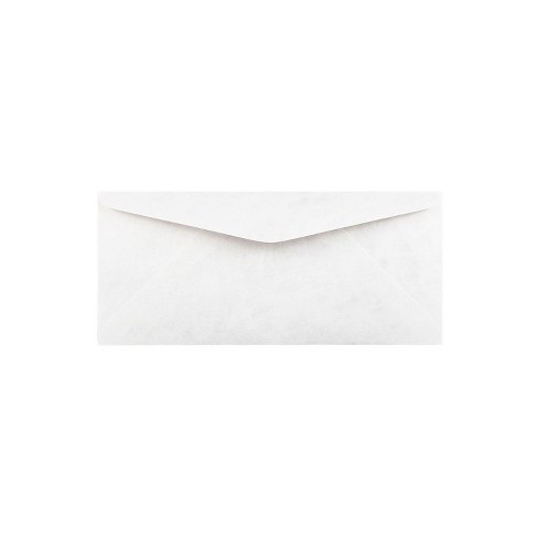JAM Paper #9 Tyvek Tear-Proof Envelopes 3.875 x 8.875 White 25/Pack (2131080)  - image 1 of 2