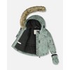 Deux par Deux Boy Two-Piece Baby Play Snowsuit with Printed Jacket Sage Green - 3 of 4