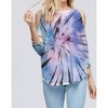 Women's Starburst Cold Shoulder Tie Dye Top - Phil Love - 2 of 3