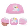 Unique Bargains Kid's Knitted PU Cartoon Horse Swim Cap 1 Pc - 3 of 4
