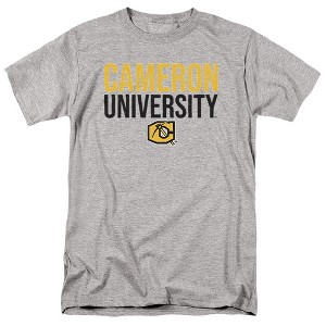 Men's Cameron University Official Stacked T-Shirt - 1 of 4