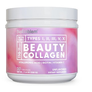 BioEmblem Beauty Collagen - 11G Hydrolyzed Multi 30 Servings - 1 of 4