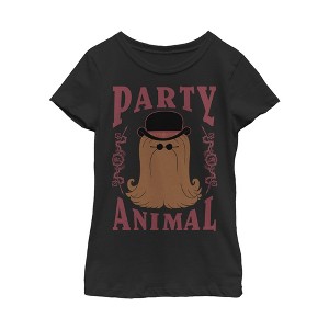 Girl's Addams Family Cousin Itt Party Animal T-Shirt - 1 of 3