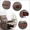 CAVINAS Rocking Recliner Chair, Swivel Nursery Rocking Chair, Swivel Chair Accent Chair, Glider Chair with Side Pocket, Home Theater Seating - 3 of 4