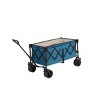 YONWAY Collapsible Wagon 220lbs with Big Wheels,Heavy Duty 300L Folding Utility Garden Cart with Big All-Terrain Beach Wheels & Drink Holders - 4 of 4