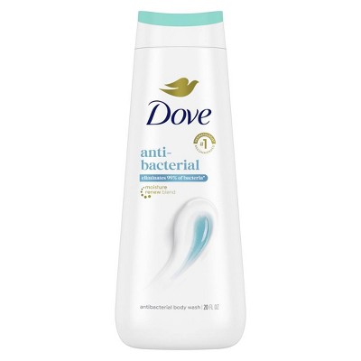 Dove Body Wash Antibacterial Care, Effectively Cleanses & Eliminates 99% of Bacteria - 20 fl oz