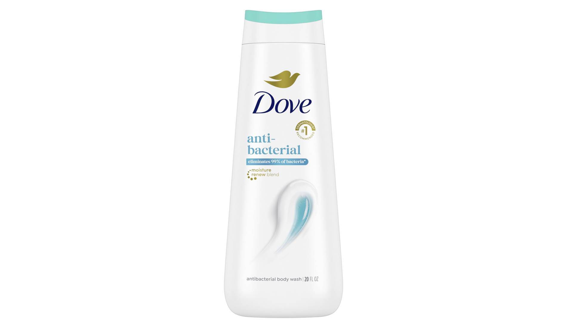 Dove Body Wash Antibacterial Care, Effectively Cleanses & Eliminates 99% of Bacteria - 20 fl oz